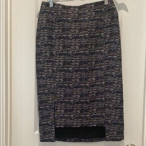 Elegant Black and Blue Women's Skirt